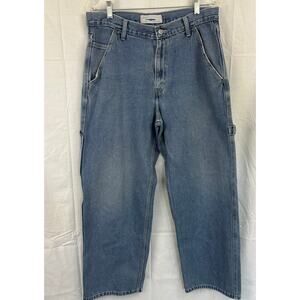 Vintage Y2K Levis Jeans Mens 32 X 30 Blue Medium Wash Baggy Carpenter Skater